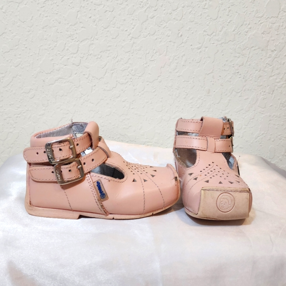 Pingo Pink Toddler Learn To Walk Shoes